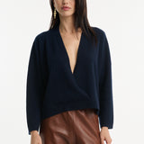 DUSAN Cashmere Long V-Neck Sweater