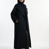 DUSAN Long Herringbone Peacoat