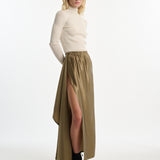 DUSAN Crepe Satin Long Sarong