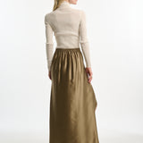 DUSAN Crepe Satin Long Sarong