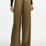DUSAN Crepe Satin Pajama Pants