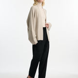 DUSAN Cashmere Ribbed Cardigan