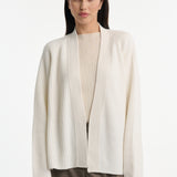 DUSAN Cashmere Ribbed Cardigan