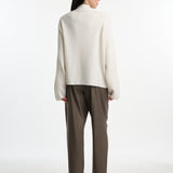 DUSAN Cashmere Ribbed Cardigan