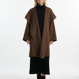 DUSAN Long Hooded Coat with Cimossa