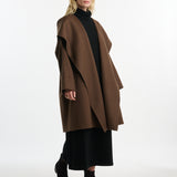 DUSAN Long Hooded Coat with Cimossa
