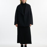 DUSAN Herringbone Peacoat