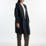 DUSAN Long Hooded Coat with Cimossa