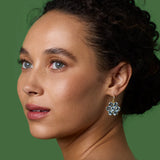 Irene Neuwirth Classic Floret Aquamarine Earrings