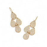 Irene Neuwirth Classic Four Drop Earrings with Pavé Diamonds