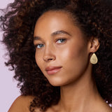 Irene Neuwirth Large Gold Classic Drop Earrings