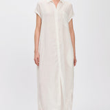 Transit S/S A-Line Midi Dress with Pocket