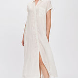 Transit S/S A-Line Midi Dress with Pocket