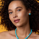 Irene Neuwirth Graduated Gumball Candy Necklace Kingman Turquoise