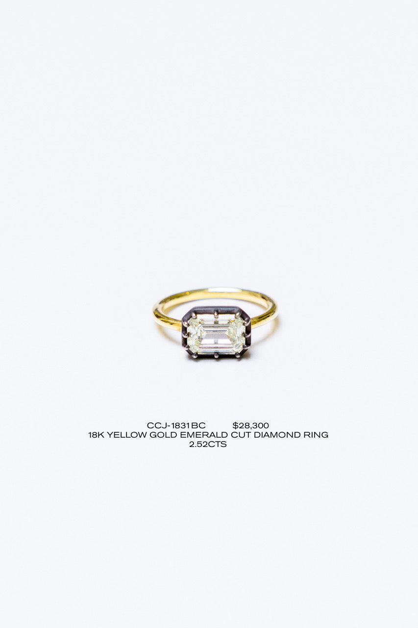 Coady-Cuhla-18K-Yellow-Gold-Sideways-Set-Emerald-Cut-Ring-Amarees