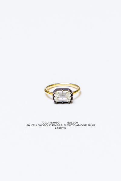 Coady-Cuhla-18K-Yellow-Gold-Sideways-Set-Emerald-Cut-Ring-Amarees
