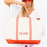 16 KM Canvas Tote Bag Solid
