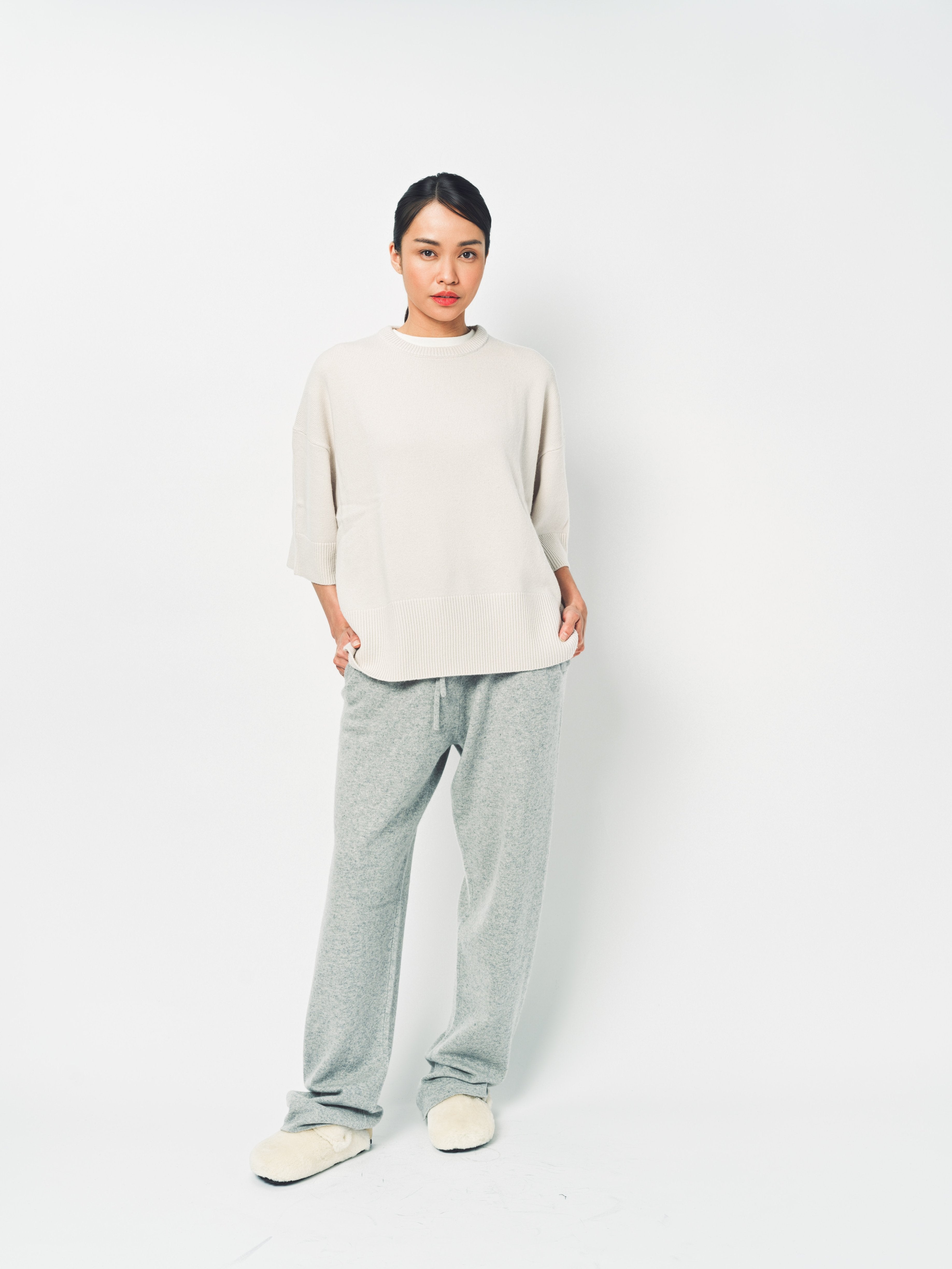 Extreme Cashmere No 320 Rush Trouser Gray / One size