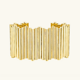 Viltier 18K Yellow Gold Edge Cuff