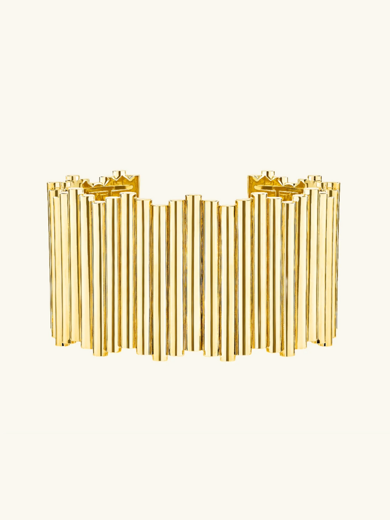 18K Yellow Gold Edge Cuff