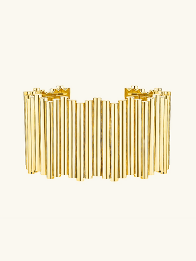 18K Yellow Gold Edge Cuff