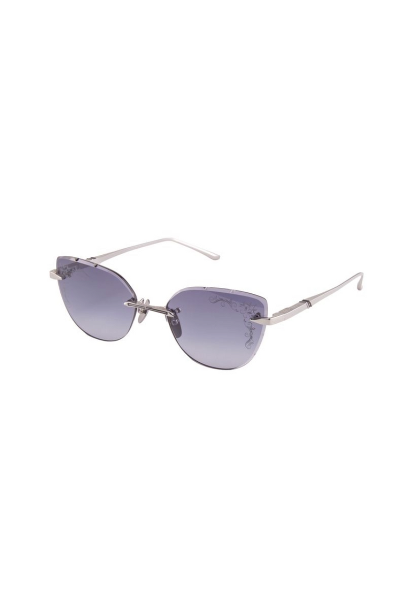 Émile 12K Silver Sunglasses