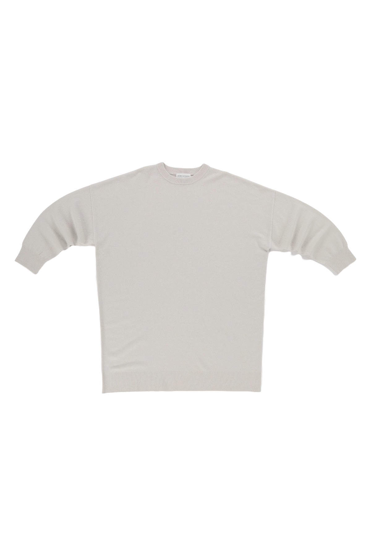 Front view of chalk sandra light dress on white background, with no model shown.