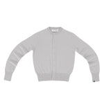 Front view of long sleeve heaven cardigan on white background, with no model shown