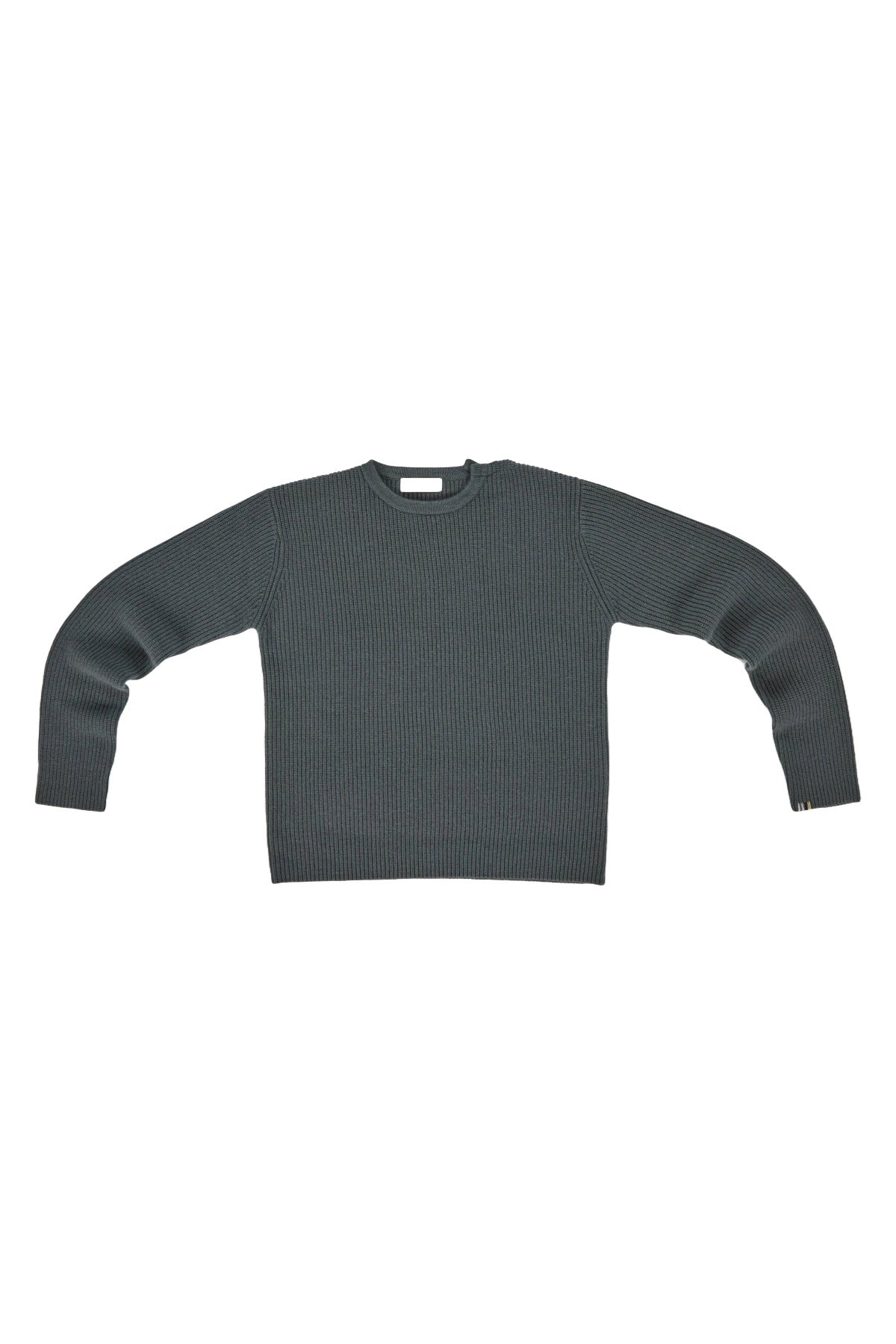 Front view of lake you sweater on white background, with no model shown.
