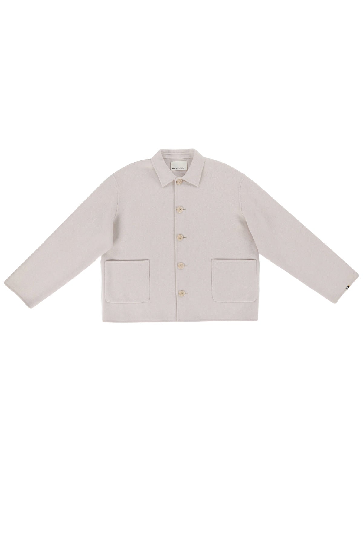 Front view of Chalk Maker Double Jacket on white background, with no model shown