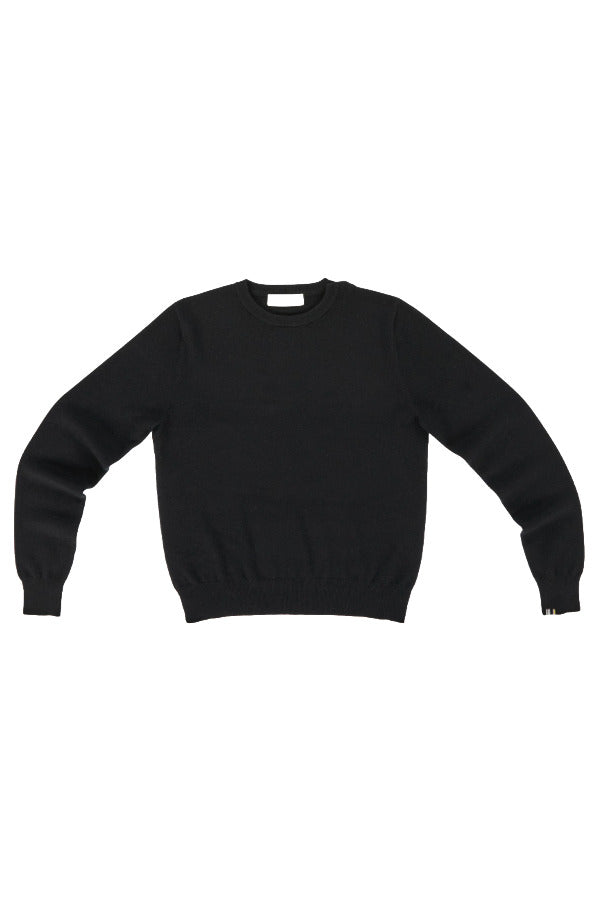 Front view of raven be classic sweater on white background, with no model shown.