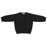 Front view of raven jewel sweater on white background, with no model shown