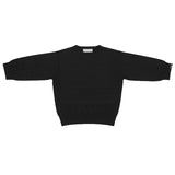 Front view of raven jewel sweater on white background, with no model shown