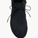 The Row Tyler Lace Up Suede Shoe