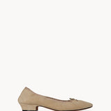 The Row Awar Heeled Ballerina in Suede