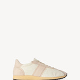 The Row Mica Sneaker in Beige Cashmere and Nylon