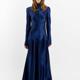 Mila Bias Cut Long Dress