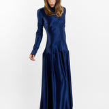Mila Bias Cut Long Dress