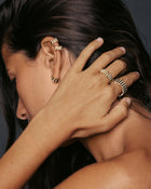 18K Yellow Gold Medium Edge Ring