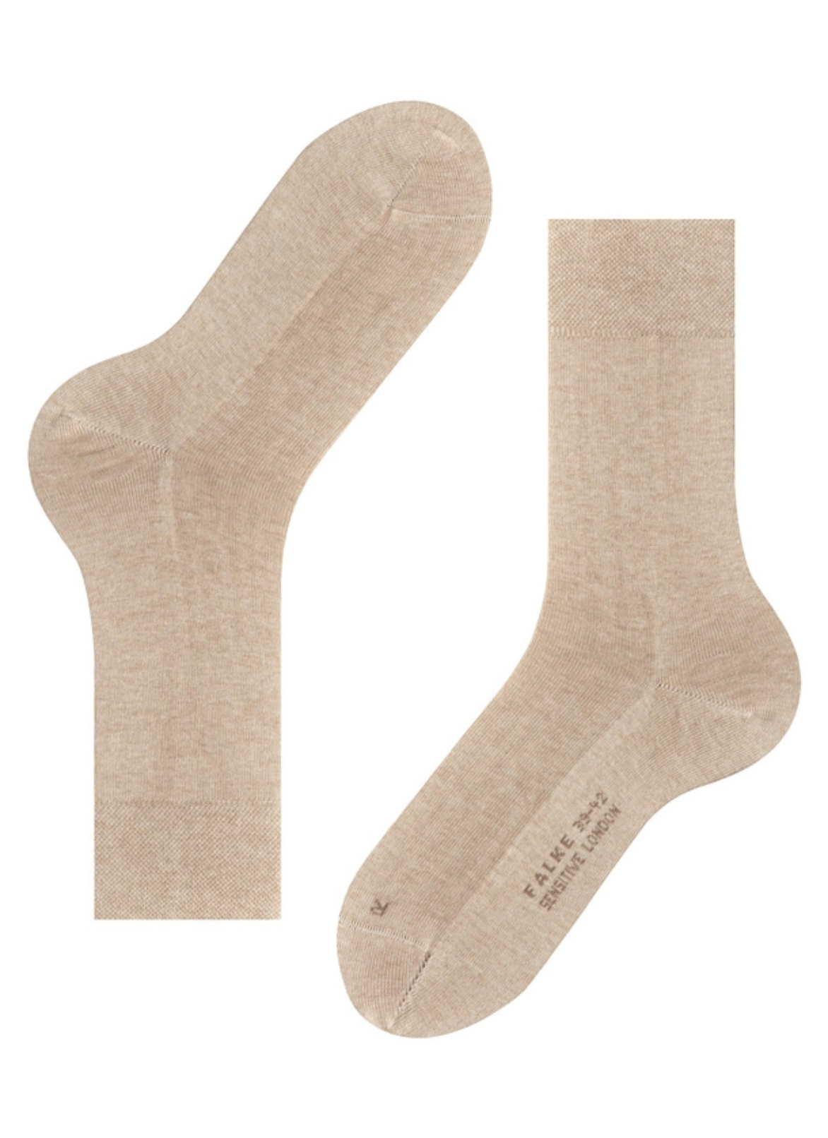Flat view of sand sensitive london socks on white background, with no model shown.