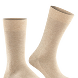Right side pair view of sand sensitive london socks on white background, with no model shown.