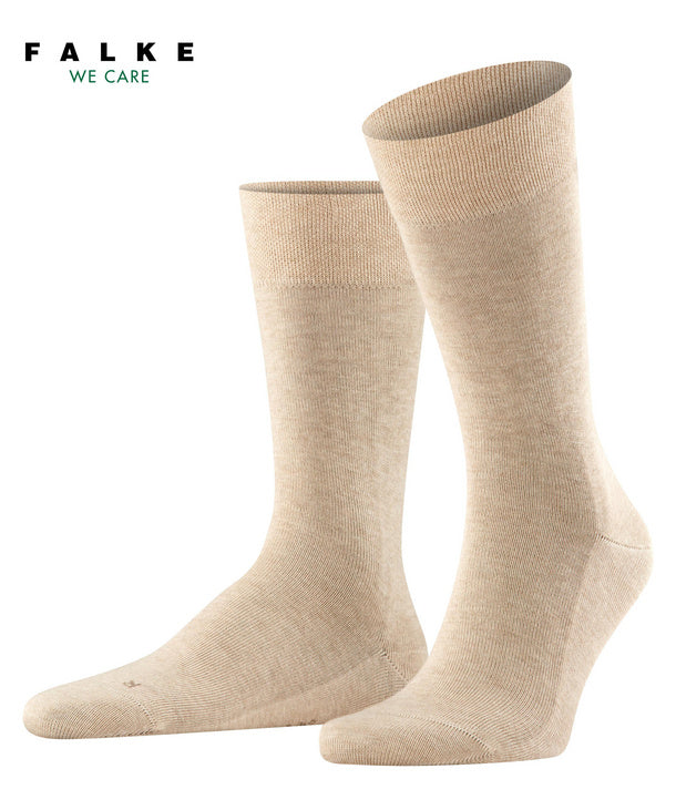 Left side pair view of sand sensitive london socks on white background, with no model shown.