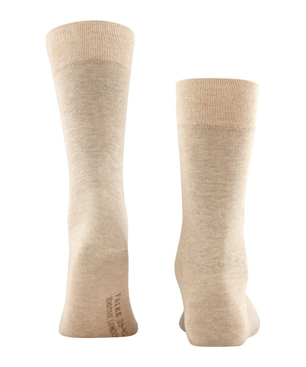 Back pair view of sand sensitive london socks on white background, with no model shown.