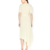 ALAIA Fluid Jersey Belted Dress