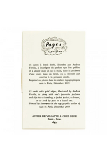 Fragrance Cards Chez Dede & Astier de Villatte