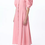 Arabella Shirtdress in Rosa Aloe Linen