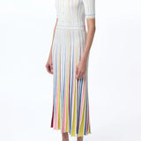 Gabriela Hearst Calypso Pinstripes Dress