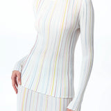 Gabriela Hearst Augie LS Crew Stripes