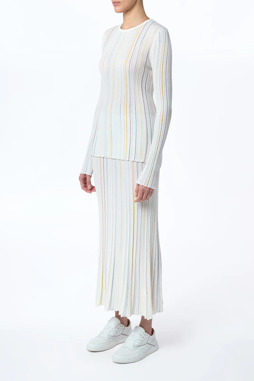 Augie LS Crew Stripes
