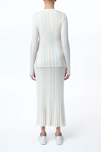 Augie LS Crew Stripes